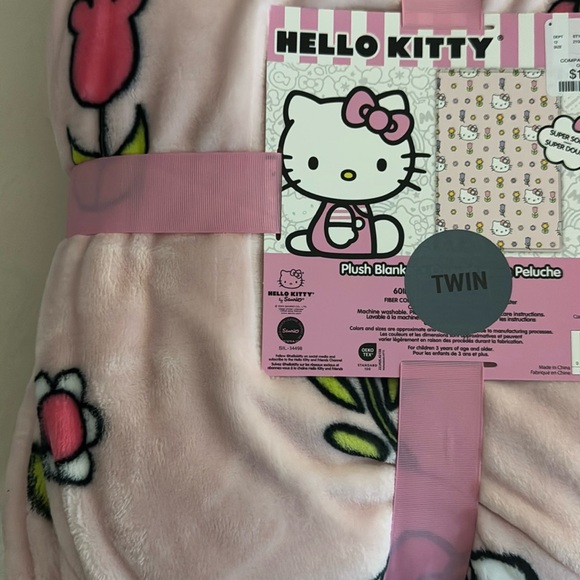 Hello Kitty Plush Twin Blanket